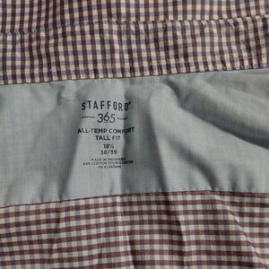Men’s Stafford 365 38/39 Sleeve 2Xl-TALL 18.5 Neck